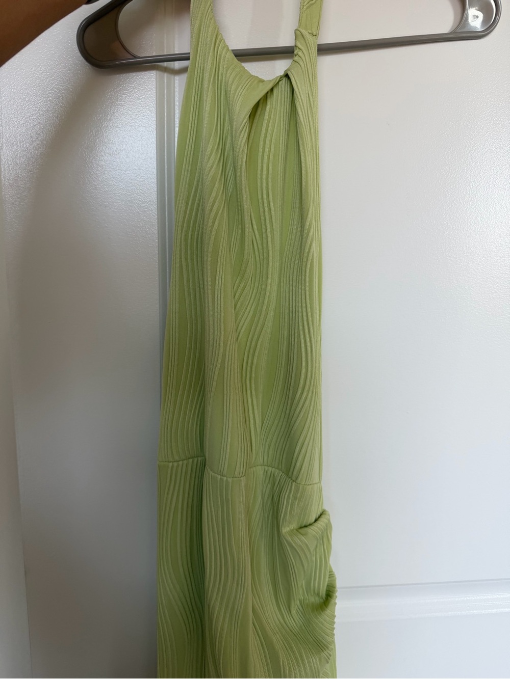 NEVER WORN Light Green Halter Cocktail/Formal Maxi Dress